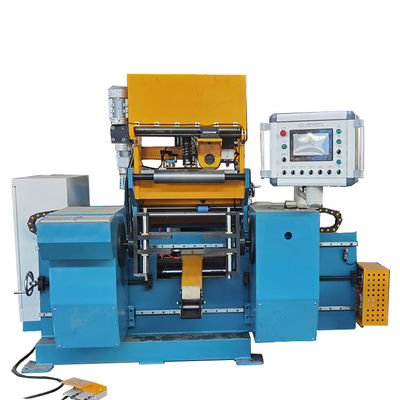 chất lượng  26rpm Reactor Copper Foil Winding Machine Automatic Cold Pressure Welding nhà máy