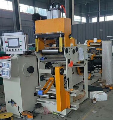 Foil Sheet Winder Máy biến áp khô Foil Winding Máy hàn áp lực lạnh