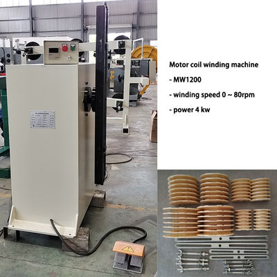 Khuôn có thể điều chỉnh Động cơ cuộn dây Winder Máy cuộn dây 4kw