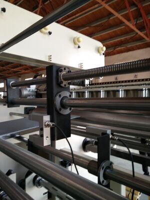 PLC điều khiển máy cuộn giấy đồng tự động với hai máy tháo giấy và tốc độ 16 rpm