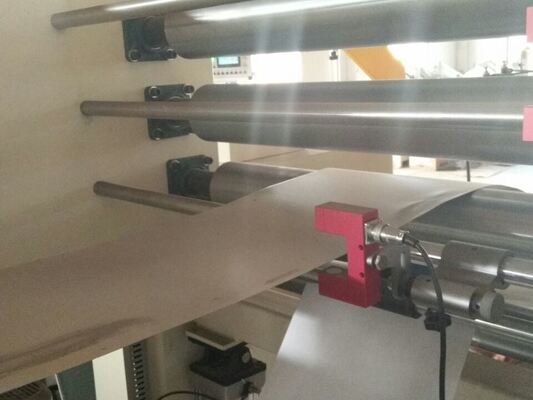 PLC điều khiển máy cuộn giấy đồng tự động với hai máy tháo giấy và tốc độ 16 rpm