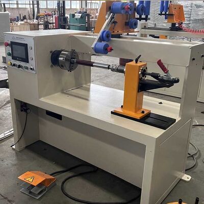 Máy cuộn cuộn dây tự động với chiều rộng cuộn 400mm, 0.75kw Servo Motor cho 5x12mm Flat Wire Transformer Coil Winding