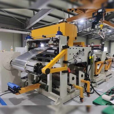 Máy quấn lá đồng biến áp với tốc độ quấn 16 vòng/phút, động cơ quấn 22KW và đường kính ngoài lá đồng 1000mm