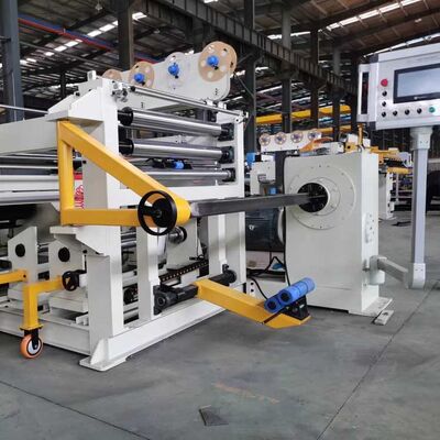 Máy quấn lá đồng biến tần 15kw với độ dày lá đồng 0.2-2.0mm và tốc độ quấn có thể điều chỉnh lên đến 20 vòng/phút