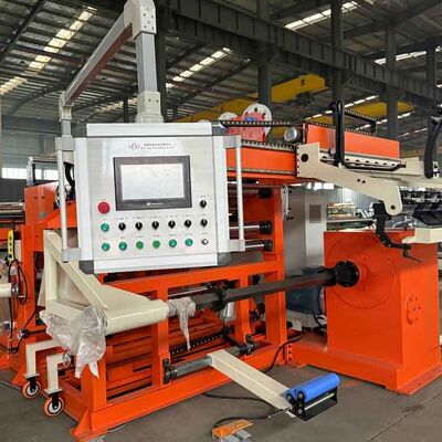 Máy quấn lá biến áp 15kw có điều khiển căng khí nén và bảo hành 12 tháng cho việc quấn chính xác