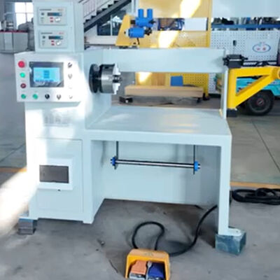Máy quấn dây biến áp với chiều cao tâm 1000mm cho dây đồng và nhôm có hệ thống điều khiển PLC