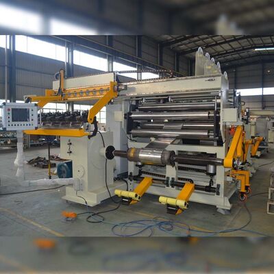 Máy cuộn giấy biến áp hạng nặng với hàn TIG, chiều rộng tấm 1600mm và công suất cuộn 30kW