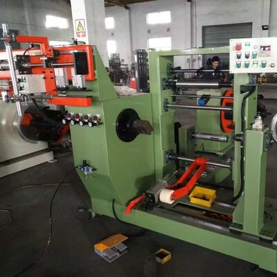 Máy cuộn giấy biến áp với tốc độ cuộn liên tục, hàn TIG và máy thu dốc kép