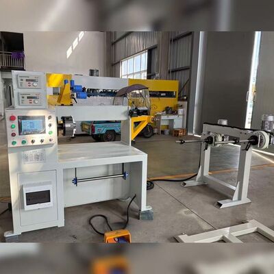 Máy cuộn dây biến áp tự động với chiều rộng cuộn dây tối đa 500mm và động cơ servo 0,75KW có đầu kẹp 4 hàm