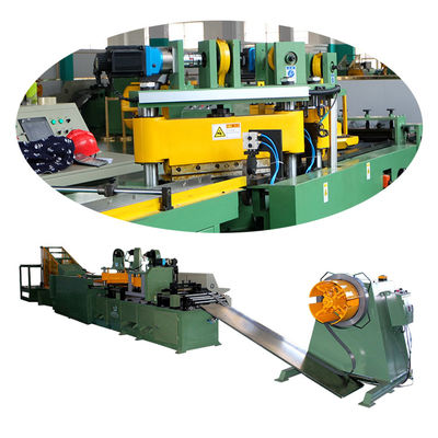 Tự động cắt dải rộng 400mm theo chiều dài Máy cắt thép Silicon 12,5kw